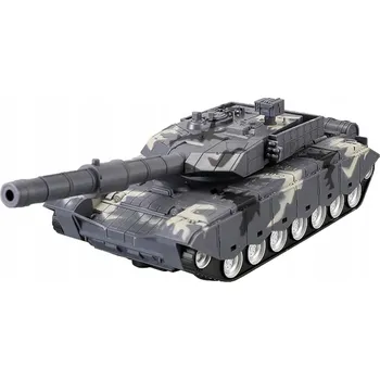 autíčko Czołg tank zdalnie Sterowany na Pilota raketomet, zvuky a efekty
