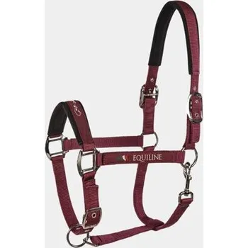 Ohlávka nylonová EQUILINE Timmy, vínová velikost COB