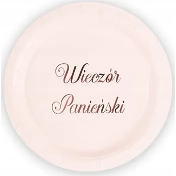 Talíř Papírové talířky Rozlučka Se Svobodou malé, 18 cm