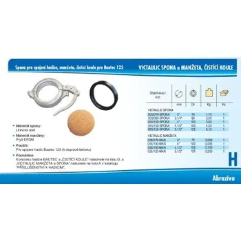 Kulečníková koule CIKO BAUTEC - čistící koule pr.60mm-Dn50, oranžová guma