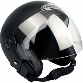 Helma na motorku Přilba TS černá S, Tornado
