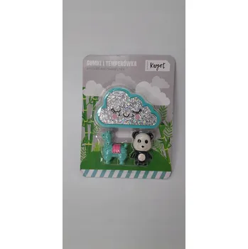 Ořezávátko Kayet 2 gumy + ořezávátko lama panda 3 kusy