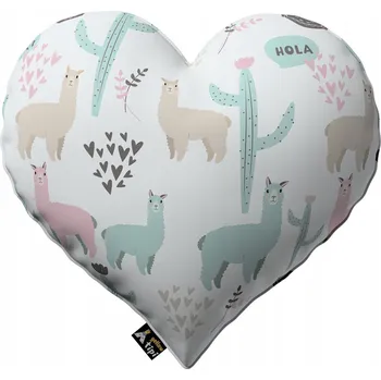 Polštář Žluté Tipi Polštář Srdce Lásky, vícebarevné