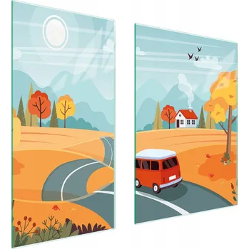 Kuchyňské prkénko Krájecí deska TMK ArtDeko sklo 2 ks