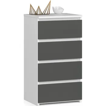 Komoda Komoda Akord 40 x 35 x 74 cm bílá matná