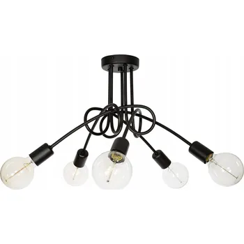 Závěsná lampa LEDLUX Edison 5-bodová, patice E27