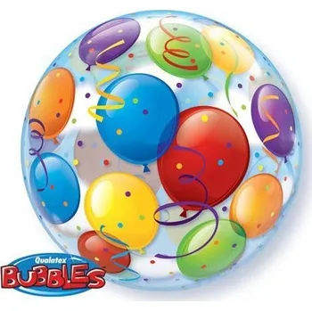 Balónek Fóliový balónek 22'' (56 cm) QL Bubble BALÓNKY