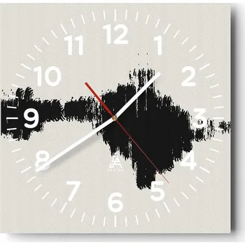 Hodiny Nástěnné hodiny do obýváku 40x40 Moderní Tiché Hodiny na skle