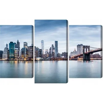 Obraz Vícedílný obraz Panoramatický pohled na New York 120x80