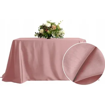Obraz Obrus MATNÝ VELUR pudrově růžový na stůl 230x230cm