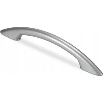 Nábytkové kování Nábytková úchytka klasická šedá lesklá 14,5 x 1 x 2,3 cm