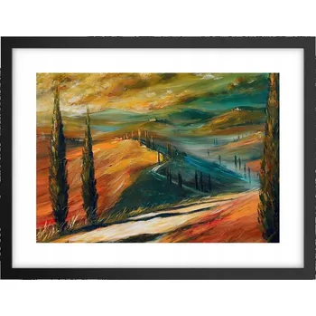 Obraz Obraz plakát v černém rámu do obýváku 40x30 krajina foto plakáty na zeď