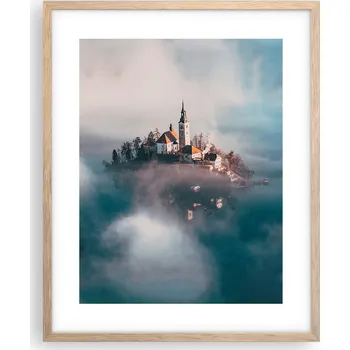 Obraz Obraz plakát na zeď v rámu světlý dub 40x50 krajina plakáty do obývacího pokoje