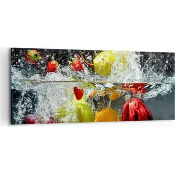Obraz Obraz na plátně do obývacího pokoje ložnice 120x50 ovoce foto obrazy na zeď velký