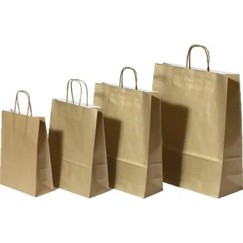 Dárková taška Taška papírová 18x8x22 zlatá