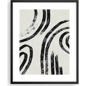 Obraz Obraz plakát na zeď v černém rámu 40x50 minimalismus plakáty do obýváku