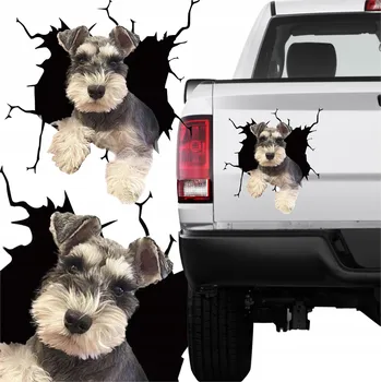 Samolepicí dekorace na vozidlo Samolepka s pejskem Samolepky na auto Sklo Auto Váš pes teriér