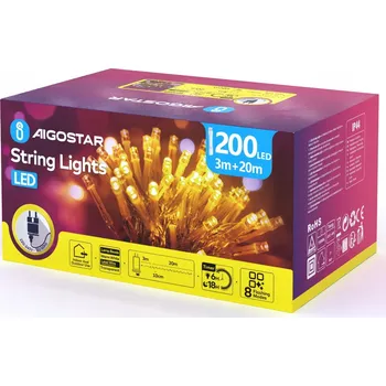 Vánoce Nízkonapěťový plochý světelný pásek