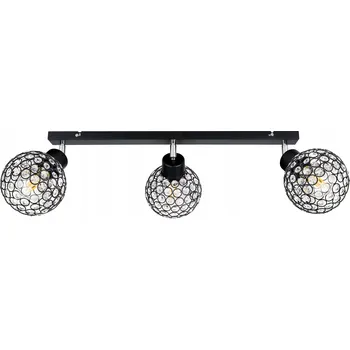 Závěsné svítidlo LED-ONE Drátěné s křišťály, 3 světelné body E27