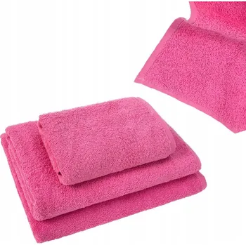 Ručník Bavlněný ručník růžový Simple 90x145 cm