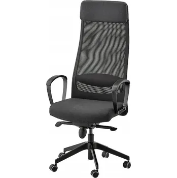 IKEA MARKUS kancelářská židle VISSLE tmavě šedá