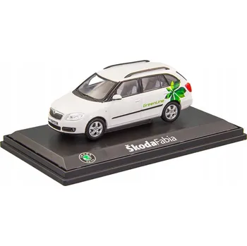 autíčko ABREX Škoda Fabia II Combi (2008) - Green Line 1:43 Bílá