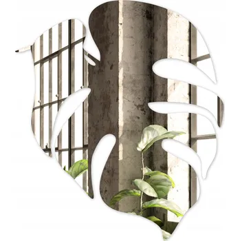 Zrcadlo ZRCADLO akrylové monstera list 40x46,6 tropický list
