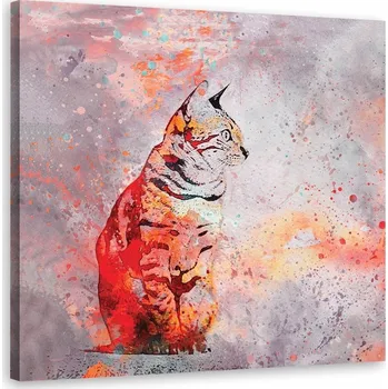 Obraz Akvarelový obraz rys - Andrea Haase 60x60