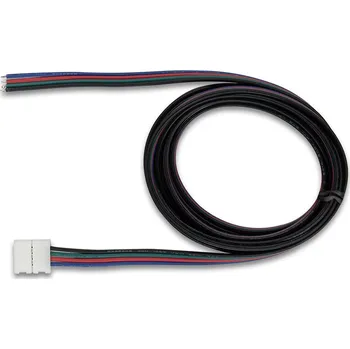 LED páska McLED ML-112.004.21.5 Připojovací konektor RGB LED pásků šíře 10 mm, 4 piny, délka 2 metry, 20AW