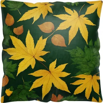 Dekorativní polštářek DEKORAČNÍ POVLEČENÍ NA POLŠTÁŘ 45x45 ANTYALERGICKÉ PODZIMNÍ BARVY