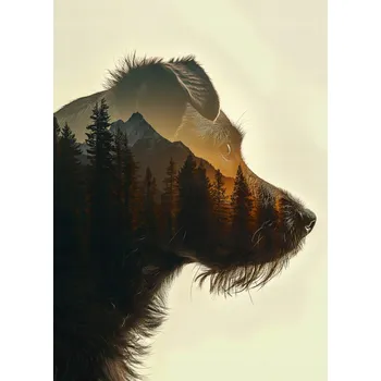 Obraz Plakát Psí Duch Lesa bez rámu 13 x 18 cm