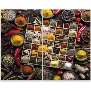 Kuchyňské prkénko Skleněná Ochranná Deska a Krájecí Prkénko | Indukce, Sporák ds-0492