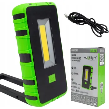 Dílenská svítilna / pracovní lampa Akumulátor 800 lm, 5000 K, 8 W, výdrž až 8 hodin, s Magnet