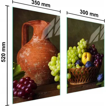 Kuchyňské prkénko Krájecí deska TMK ArtDeko sklo 2 ks