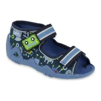 Chlapecké bačkory 250P097 18 - chlapecké sandálky Befado 2SZ modré 250P097_21