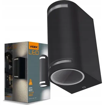 Nástěnné svítidlo Nástěnné svítidlo fasádní LED Videx oboustranné 2x GU10 IP44