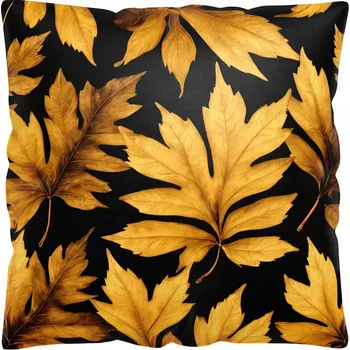 Dekorativní polštářek DEKORAČNÍ POVLEČENÍ NA POLŠTÁŘ 45x45 ANTYALERGICKÉ PODZIMNÍ BARVY