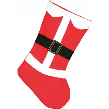 Vánoční dekorace Vánoční punčocha na dárky Fiestas Guirca červená 50 cm