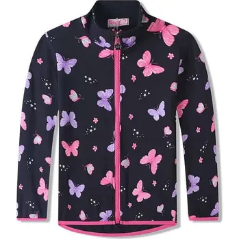 Dívčí mikina KUGO SM3537 tmavě modrá 110