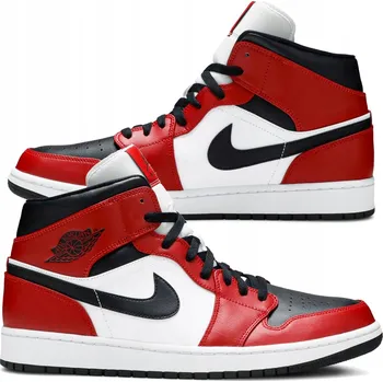 Pánské tenisky Nike Air Jordan pánské tenisky červené 1 MID 554724-069 45,5