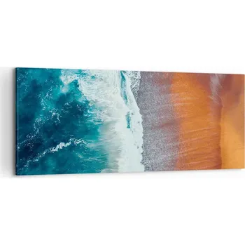 Obraz Foto obraz na plátně canvas 100x40 pláž obývák ložnice na zeď velký