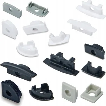 LED osvětlení Záslepka pro ALU a PVC profily pro LED pásky mix 1 Ks