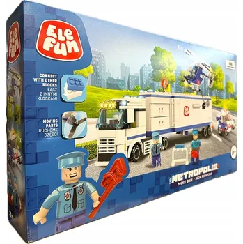 ostatní stavebnice Velká sada Stavebnice Elefun POLICEJNÍ ZÁKLADNA 686dílů