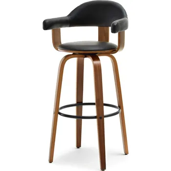 Křeslo Mebel Partner Herbert (ořech tmavý)