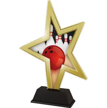 Poháry Bauer Akrylátová trofej STAR002M3 | Bowling