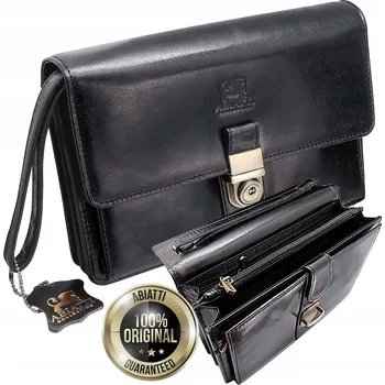 Kabelka Abiatti pánská taštička do ruky A18 černá