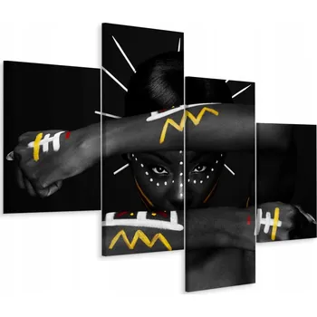 Obraz Vícedílný obraz Kmenový MAKE UP 3D 120x75