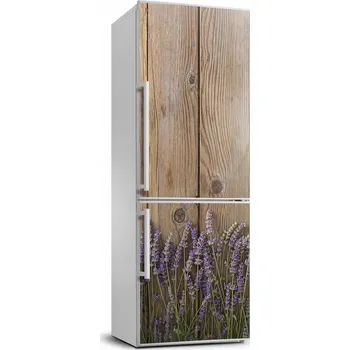 Fototapeta Samolepka samolepící dýha Levandule na dřevě