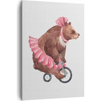 Obraz Obraz na plátně do obýváku, ložnice 50x70 medvídek foto obrazy na zeď canvas