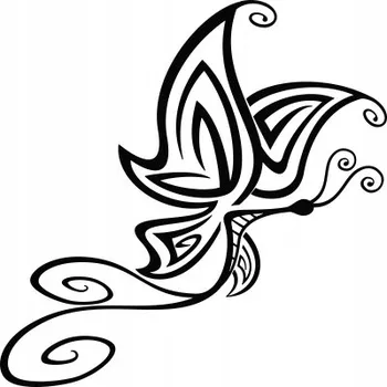 Obraz Samolepka na stěnu s motýlem MOTÝL 20 cm